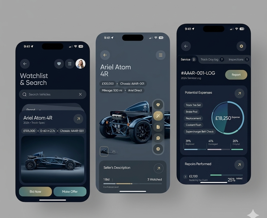 Ariel Atom Car App