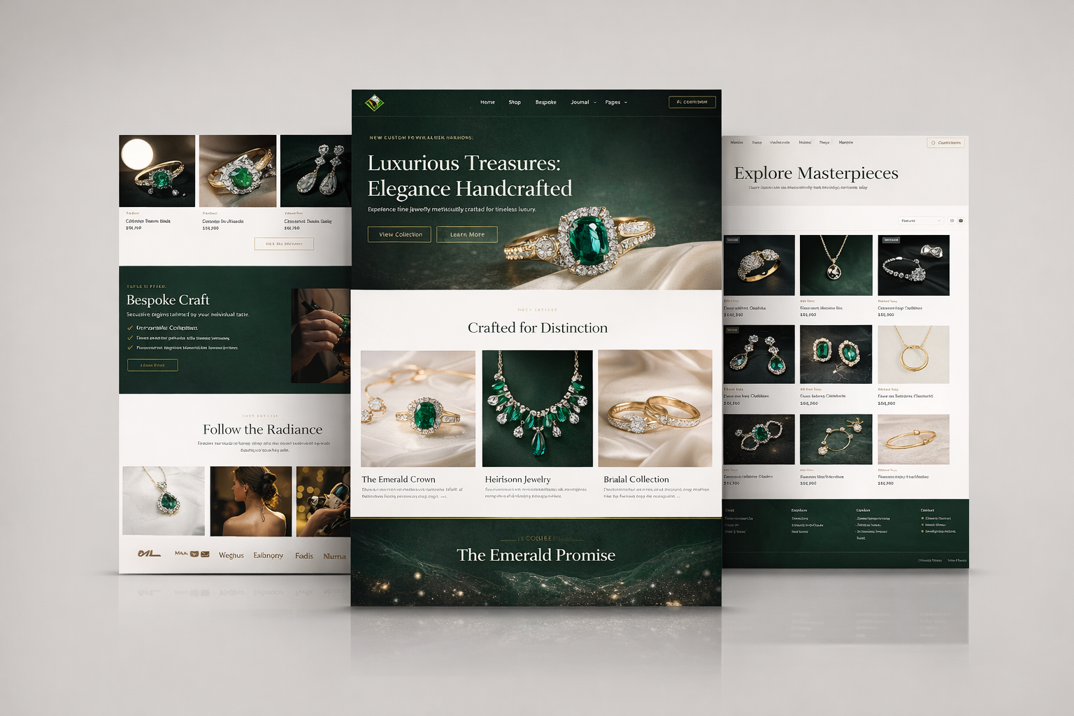 Gilded Elegance - Luxury Jewelry Store
