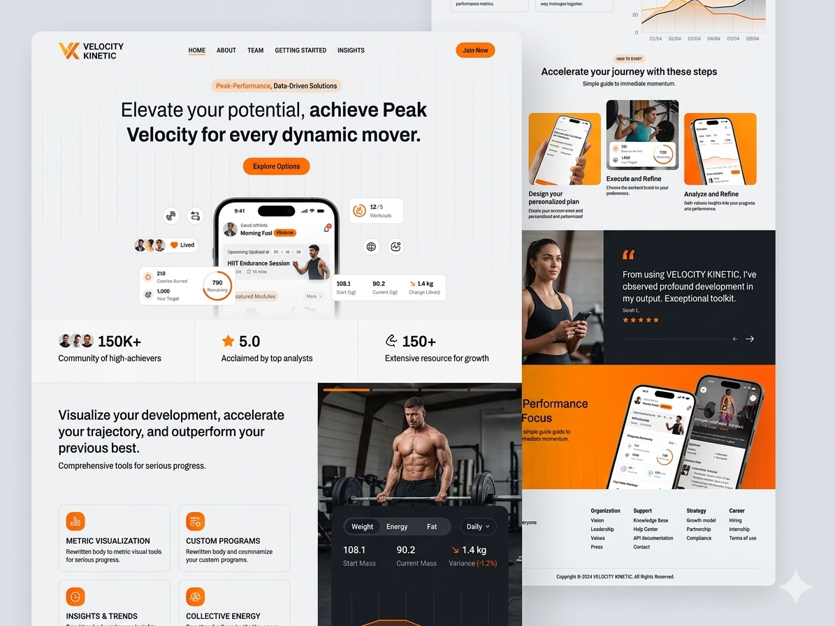 Velocity Kinetic - Fitness App